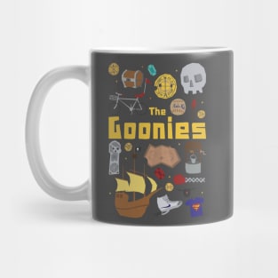 The Goonies paper cut illustration Mug